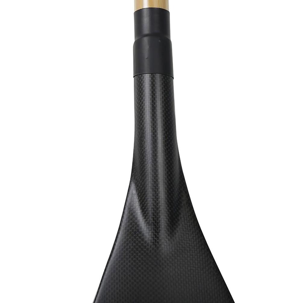 Two Bare Feet 2 Piece Bamboo Carbon Pro SUP Paddle - Black Extra Image 4